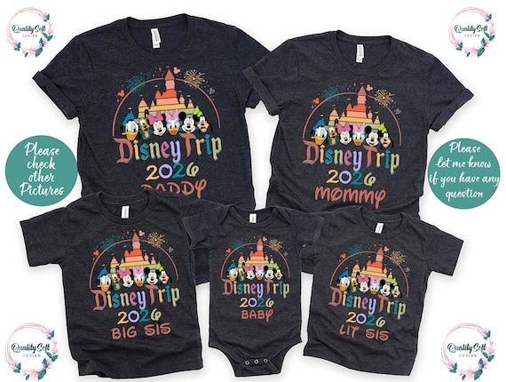 Disney 2026 Shirt, Disney Trip 2026 Shirts, Disneyworld shirts, Disney Vacation T-shirt, Disney Couple Shirts, Disneyland 2026, Disney 2026