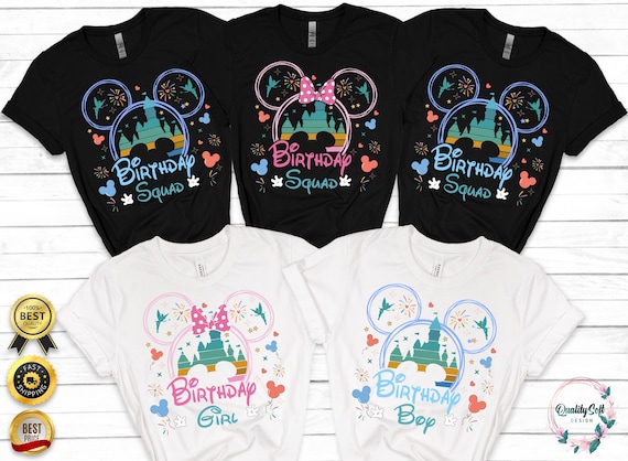 Disney Birthday Shirt, Birthday boy girl squad Disney Shirt, Birthday Boy Disney Shirt, Disney Birthday squad Shirt, Disney Birthday Party