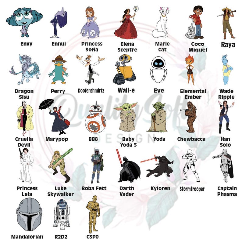 Custom Name Disney Squad T-Shirts, Disney characters Shirt, Disney Family Trip Shirt, Walt Disney World Shirt, Disney Family Matching Tee image 9