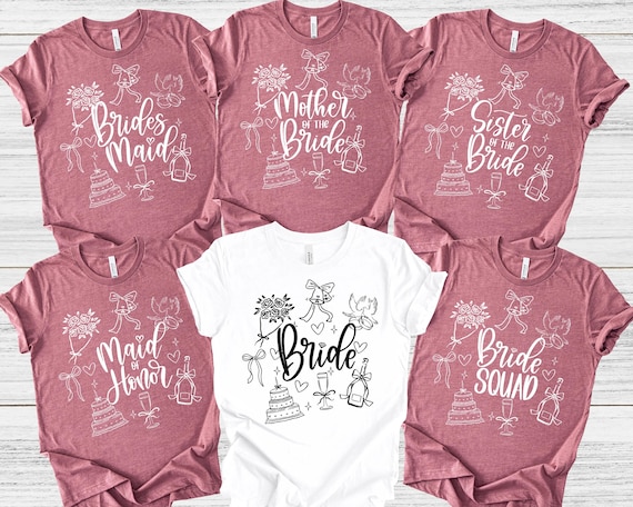Team Bride shirts, Bachelorette shirts, Bridesmaid shirts, Bridal party shirts, Custom Bachelorette Party Shirts, Bride Group Tees