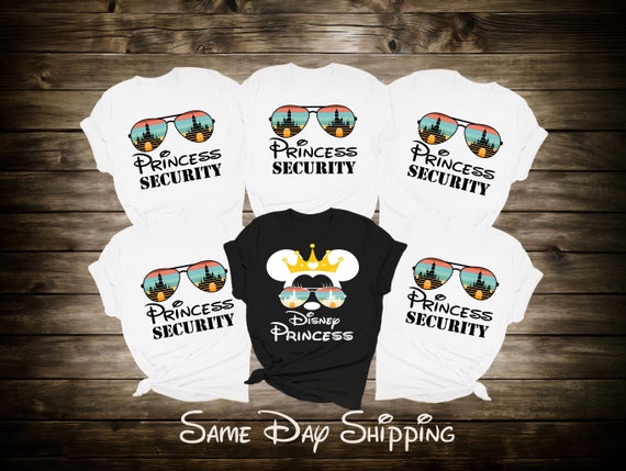 Princess Shirt, Disney Princess Shirt,Princess security Shirt, minnie princess Tee, Disneyland Family Shirts, family matching shirt