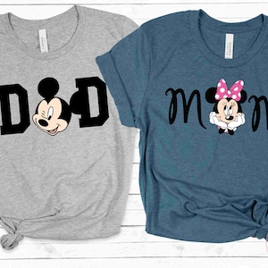 Disney Dad and Mom Shirts,Disney vacation shirt, Disneyland Shirt,Park Shirts, Matching Family Retro shirt,Disneyworld Shirts,Halloween gift