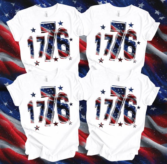 USA 1776 Independence Day Shirt, 4th July Anniversary Tee, Patriotic Family Apparel