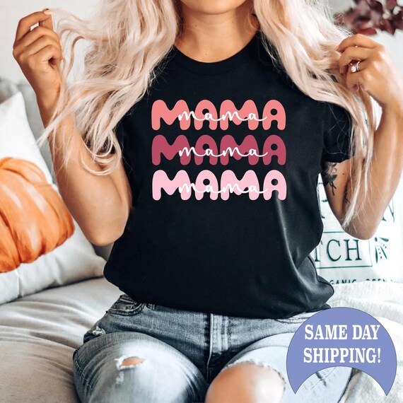 Mama Shirt,Mama Gift,Gift For Mom,Baby Shower Gifts, mama Tshirt.Cute Mama Shirt,Mom Life shirt, custom mama shirt,football mama shirt