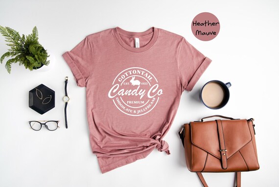 Cottontail Candy Co Shirt, Premium Chocolate Jellybeans,Est 1923, Cotton Candy Co Shirt, Easter Tee, Bunny T-Shirt, Hello Spring, Easter Tee