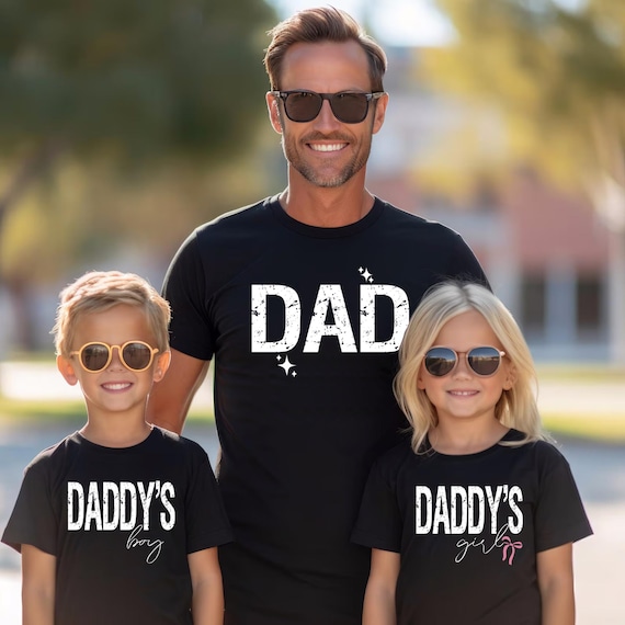 Fathers Day Gift for Dad Gift from Daughter and son shirts, Matching Shirts Dad and kids, Daddys Girl Dad Shirt, Fathers Day Gifts for Daddy