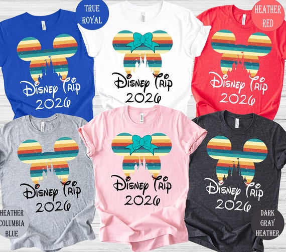 Disney trip 2026 Family Shirts, Disney Family Shirts, Disneyworld 2026 Family Shirts, Disney Vacation 2026 Shirt, Disneyland 2026 shirts