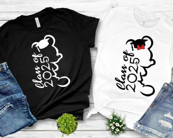 Class of 2025 Graduation disney shirt, Matching minnie and mickey Graduate Shirt, Graduate Shirt, Disney graduation, Graduation Shirts 2025