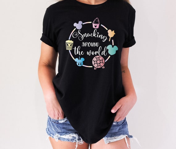 Disney World, Snacking around the World , Disney Shirt, Disney College Program,Disney Annual Passholder, Disney Shirts
