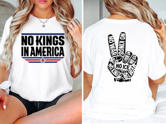 No Kings America Protest Shirt, Human Rights Political Awareness Tee
