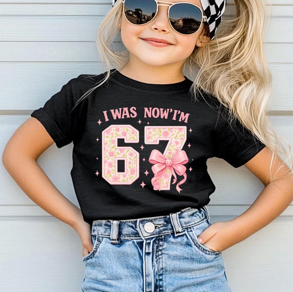 Funny 7th Birthday Girl Shirt, Alpha Kids Tee