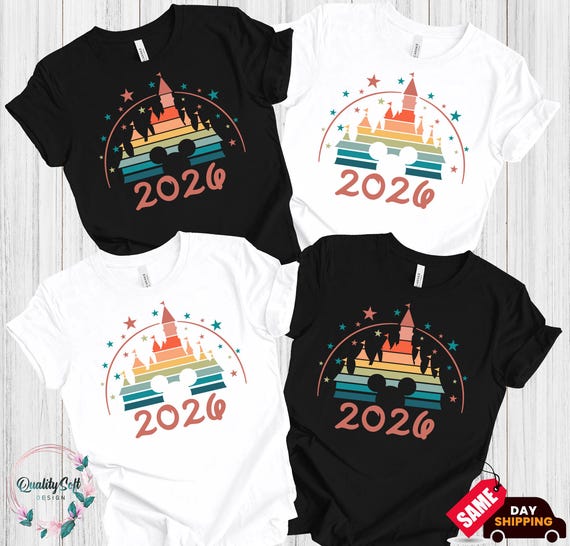Custom 2026 Disney Family Vacation Shirt, Matching Outfits, Disneyland Family shirts