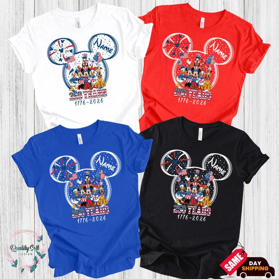 4th of July Disney Family shirt, 4th of july shirt, 4th of july shirts, disney, Mickey 4th of july, Disneyland 4th of july group shirt