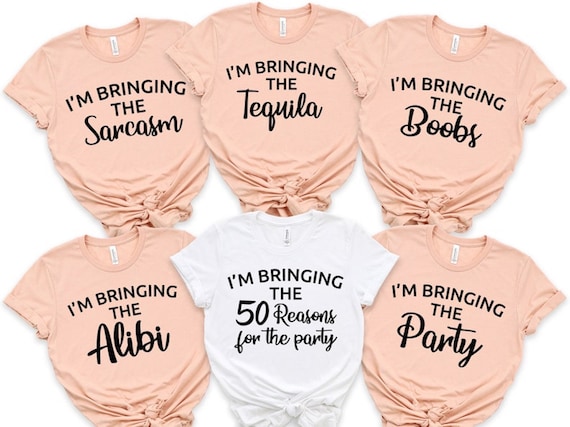 Funny 50th Birthday Group Shirts: Custom Party Trip Tees