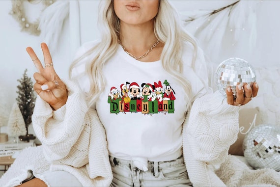 Disneyland christmas mickey and friends Shirts, Disneyland Shirts, Disney Vacation T-shirt, Disney Couple Shirt, Disney tee, DisneyLand 2025