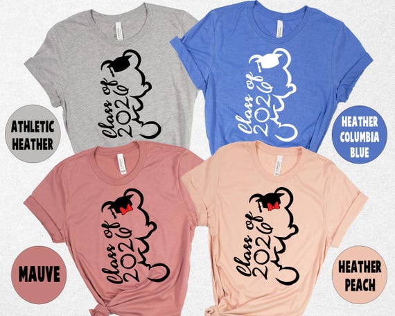 Disney Class of 2026 Graduation Shirt, Matching Graduate Tee