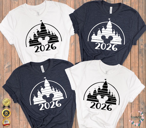 Retro Disney Family Shirt, Disney Vacation Shirt, Retro Castle Mickey Mouse 2026, Disney world shirt, Disneyland shirt, Magic Kingdom Shirt