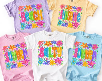 Beach trip shirt, Salty beach shirt, Beach shirts, Summer shirt, Comfort colors shirt, Salty shirt, Sunshine shirt, Summer beach shirt