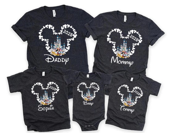 Disney trip 2025,Custom 2025 Disney Family Vacation Shirt, Family Trip Disney Shirt, Family Vacation Shirt, Disneyworld shirt, disney shirts