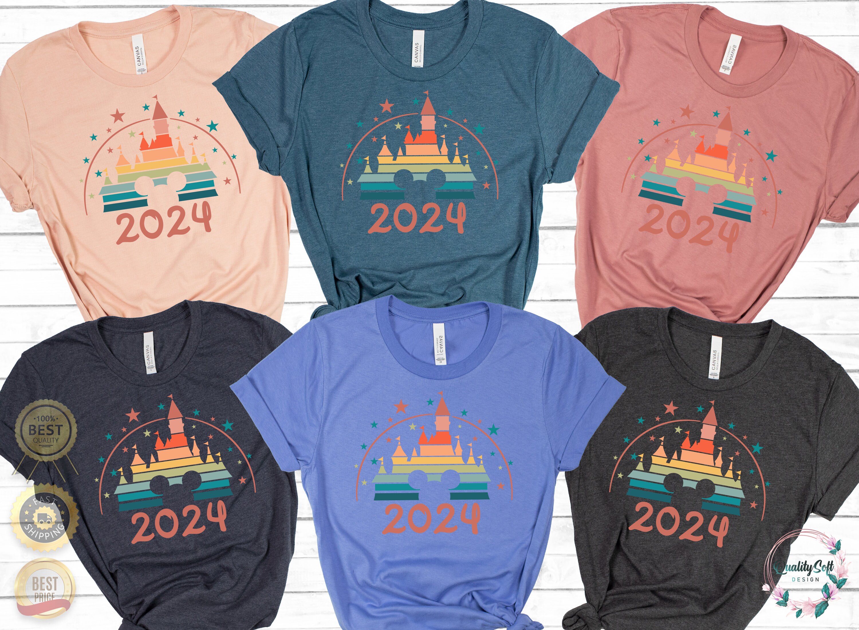 Custom Disney 2024 Family Vacation Shirt, Family Trip 2024 Shirt