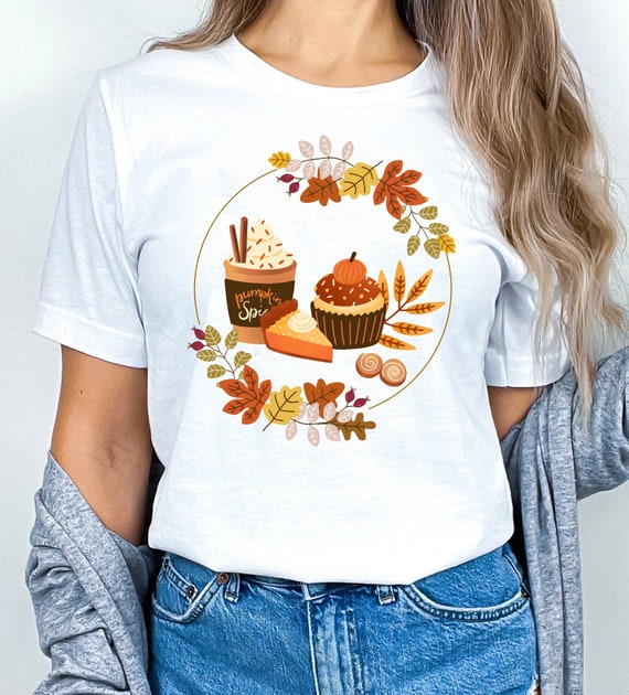 Retro Thanksgiving T-Shirt: Fall Pumpkin Spice Design