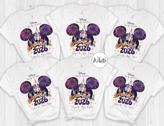 Disney Family Vacation 2026 Shirts, Disneyland Shirt, Disney Couple Shirt, Disney Clothes, Disney shirt, disney family shirts