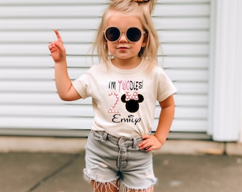 I&#39;m twodles Birthday custom Disney vacation shirt, 2 years birthday shirt, Park shirt, toddler shirt,Disneyworld Shirts,birthday gift