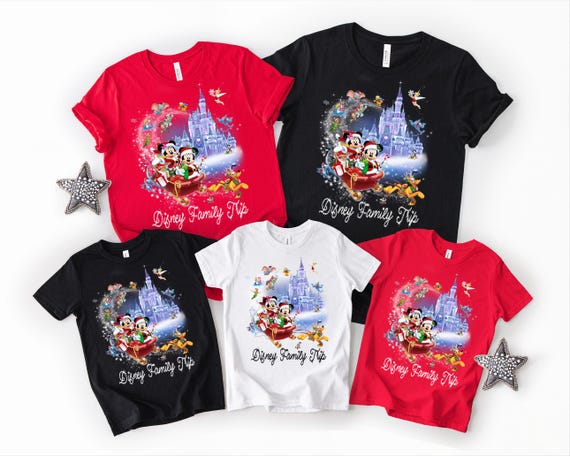 Disney Christmas shirt, Disney Family trip Personalized Shirt, Family Trip Shirt, Personalized Family Vacation Outfit, Family Shirt
