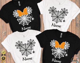 Halloween Custom Party Mickey and Minnie shirts, Disney personalized halloween shirt, Spooky sweatshirt, Disney family shirts,halloween tee
