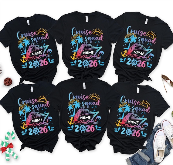 Cruise Squad 2026 Shirts, Cruise group shirts, Custom Cruise Shirts, Family cruise shirt, Cruise crew shirt, 2026 Cruise T-shirt