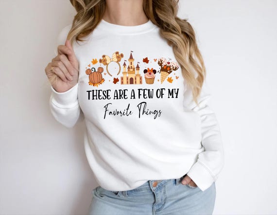 These Are a Few of My Favorite Things Disney Fall shirt, Thanksgiving Shirt, Disney Snacks Shirt, Retro Thankful T-Shirt, Disneyland shirt