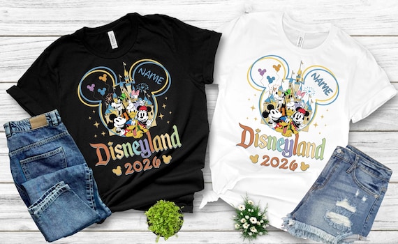 Disneyland 2026 Custom Shirts, Disney Vacation T-shirt, Disney 2026 Clothes, Disney Family 2026 Sweatshirt, Disneyland 2026 tees
