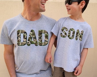 Matching Dad and Son Shirts, Father's Day Gift, Hunting daddy shirt, Dad T-shirt
