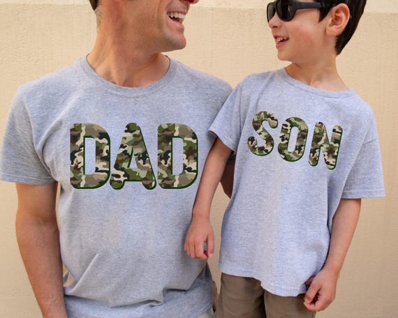 Matching Dad and Son Shirts, Father's Day Gift, Hunting daddy shirt, Dad T-shirt