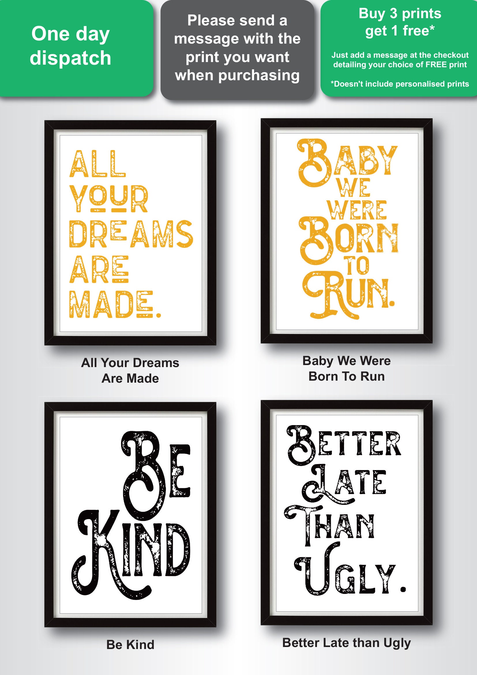 Vintage Style Lyrics Prints Art Prints for Personal and - Etsy