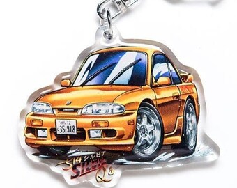頭文字D シルビア S14 Qs 240sx ケンタ レッドサンズ オレンジ