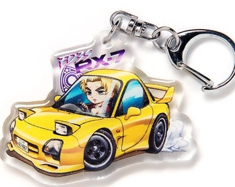 頭文字D 高橋啓介 セット アクリルキーホルダーコレクション 頭文字D 高橋啓介 コミックアクリルキーホルダー しげの秀一