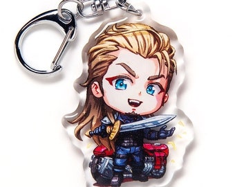 FF7 Remake Roche Speed Demon Boss Final Fantasy VII Acrylic Keychain Charm Art JRPG Japanese Video Game Fanart  Gift Itabag