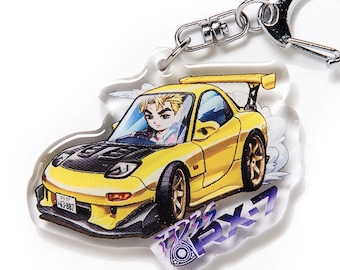 頭文字D 高橋啓介 セット アクリルキーホルダーコレクション 頭文字D 高橋啓介 RX7 RX-7 FD3S レッドサンズ 3rdステージ