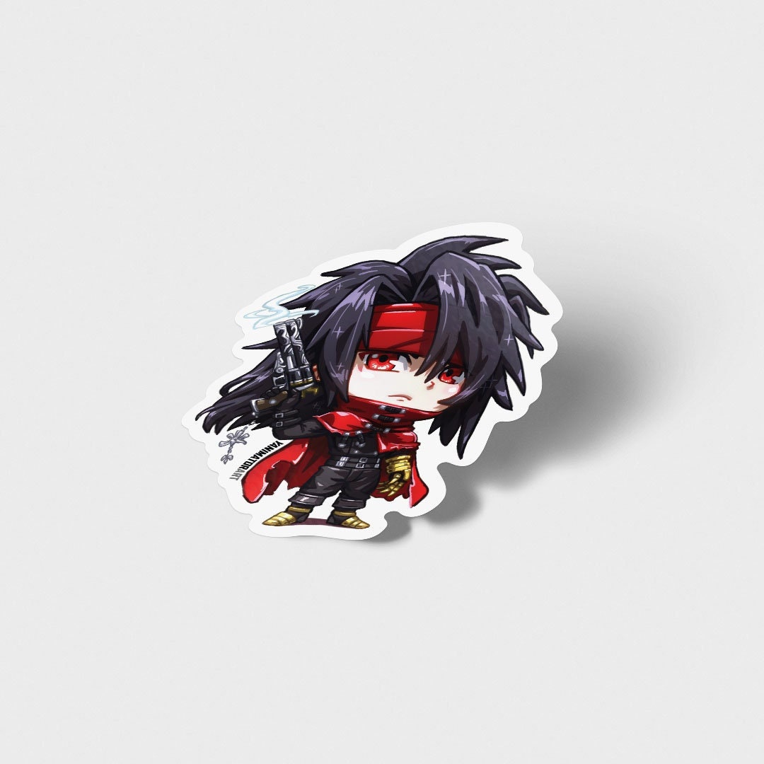 FF7 Remake Vinyl Sticker Final Fantasy Cloud Aerith Sephiroth Zack