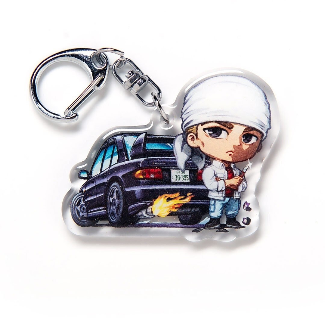 Initial D Kyoichi Sudo Lancer EVOLUTION III Evo 3 CE9A Rear Black