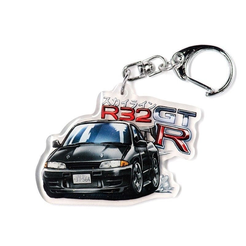 頭文字D スカイライン GT-R GTR R32 ブラックチャーム