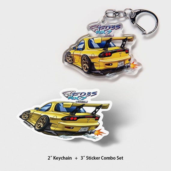 頭文字D 高橋啓介 RX7 RX-7 FD3S エフィニ 4thステージ イエロー