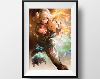 Samus Varia Suit Poster Print Wall Art Home Decor Video Game Fanart for Gaming Room