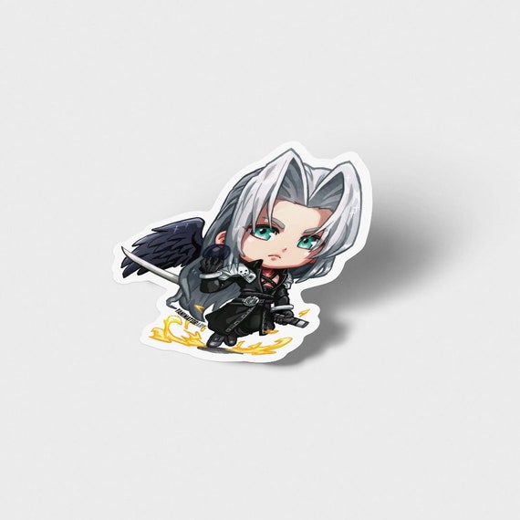 FF7 Remake Vinyl Sticker Final Fantasy Cloud Aerith Sephiroth Zack
