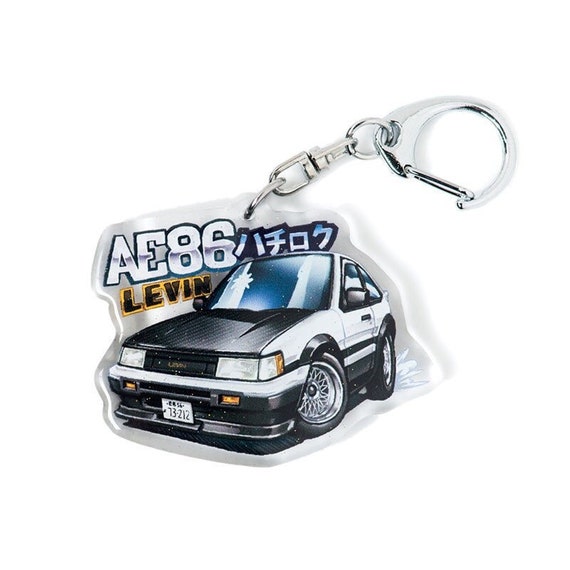 頭文字D AE86 レビン ターボ ワタル カローラ GTS ホワイト パンダ