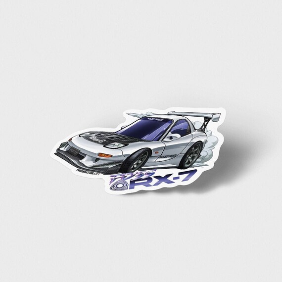 RX7 RX-7 FD3S FD Re 雨宮 スーパーG ホワイト ドリフト アクリル 