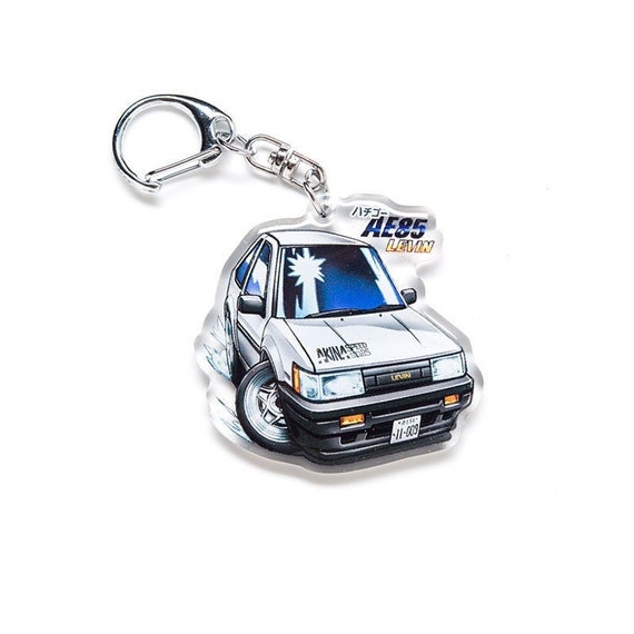 頭文字D AE86 AE85 カローラ SR5 八郷レビン ホワイト 竹内樹