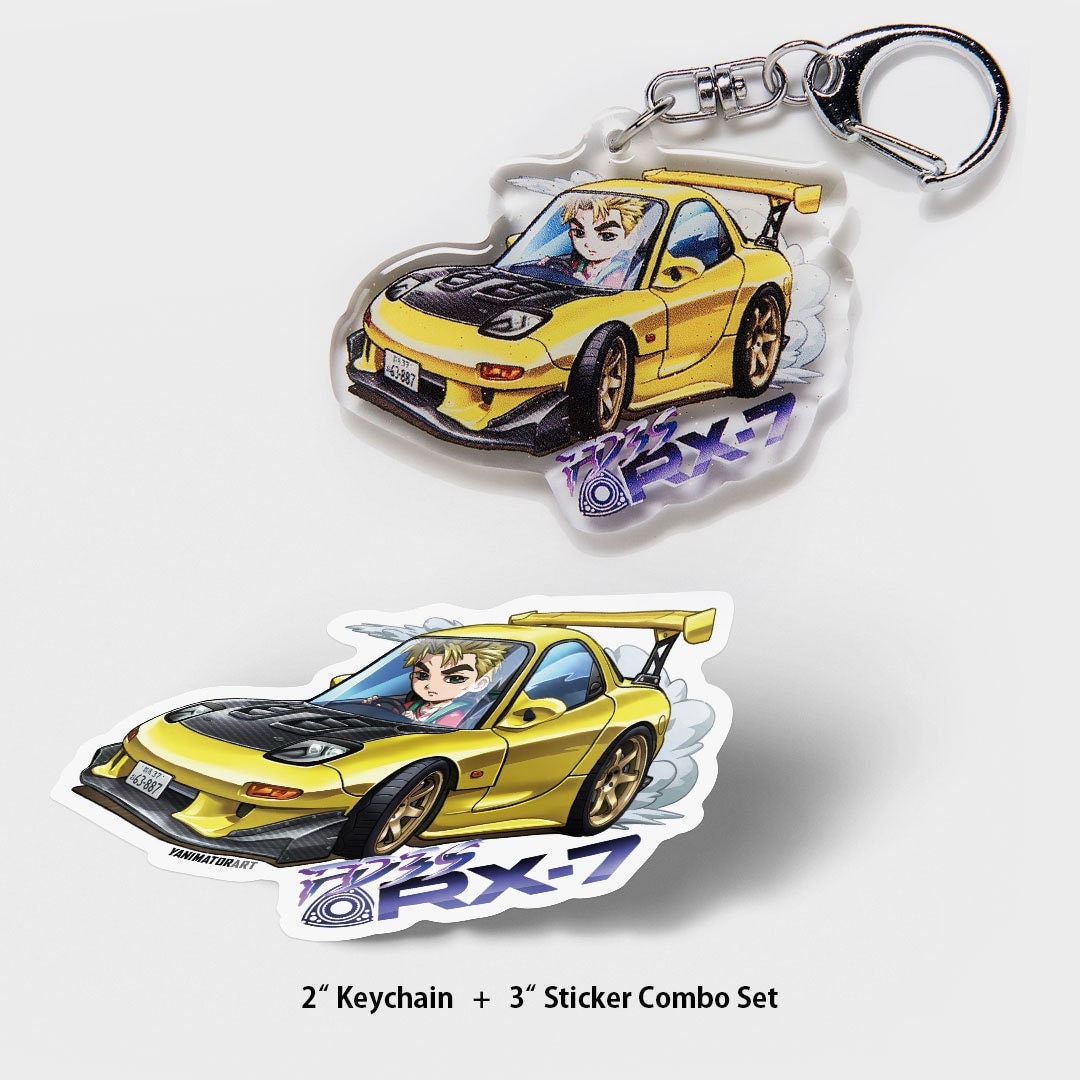 Initial D Keisuke Takahashi RX7 RX-7 FD3S Project D 5th Stage Etsy 日本