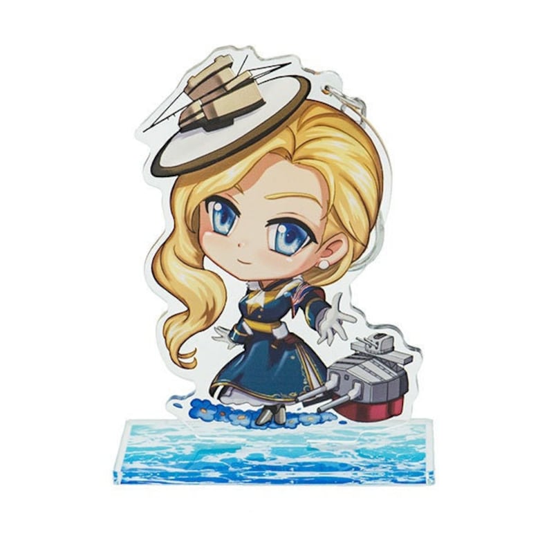 Azur Lane Acrylic Keychain Hood Hook Charm Anime Mobile Game Gaming ...